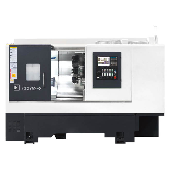 Double spindle lathe with live tool CTXY-S