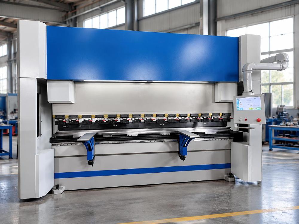 Front three-quarter view of the METMAC Dual Servo Press Brake